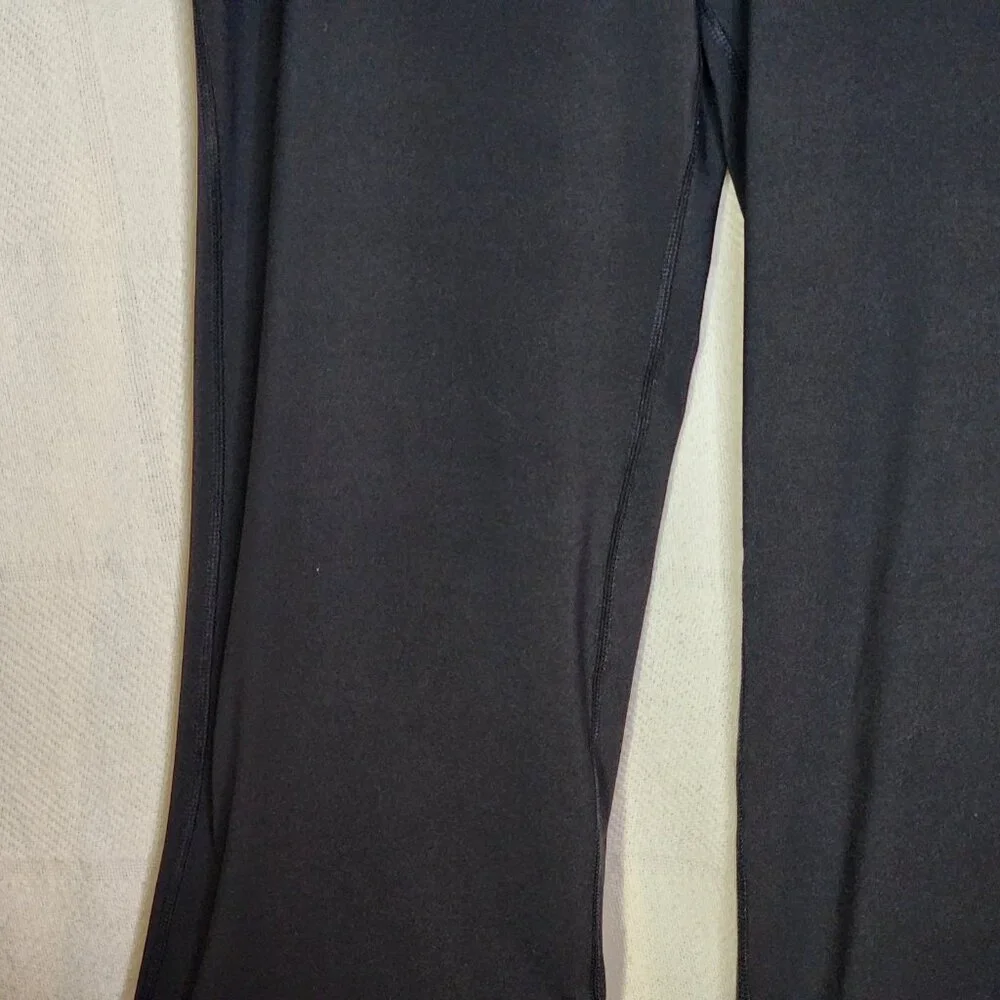 Sport-Tek Ladies NRG Polyester Spandex Black Wide Leg Stretch Fitness Pant Sz XL - Picture 7 of 16